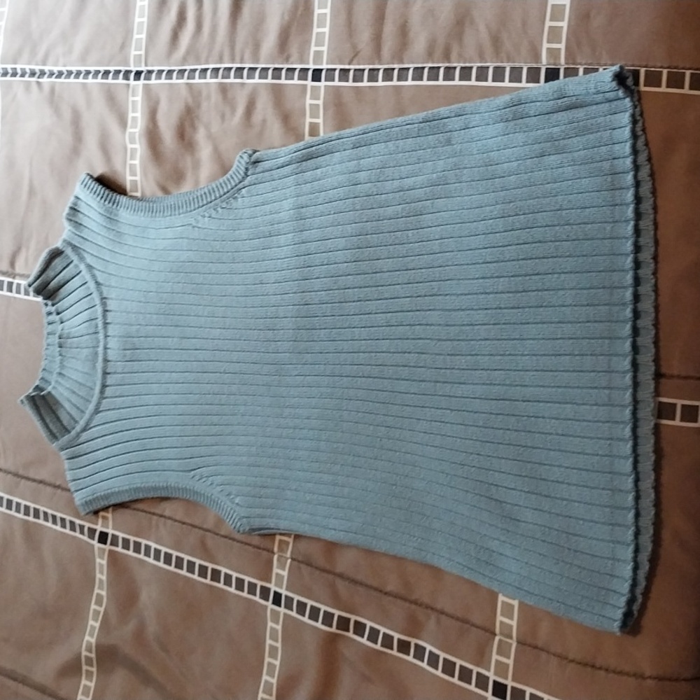 Chadwick's tank turtle neck. Baby blue. Size medium